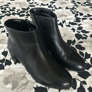Worn One Time Black Ankle Boots